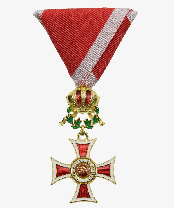 Preview: Österreich - Leopold Orden Ritterkreuz mit Kriegsdekoration